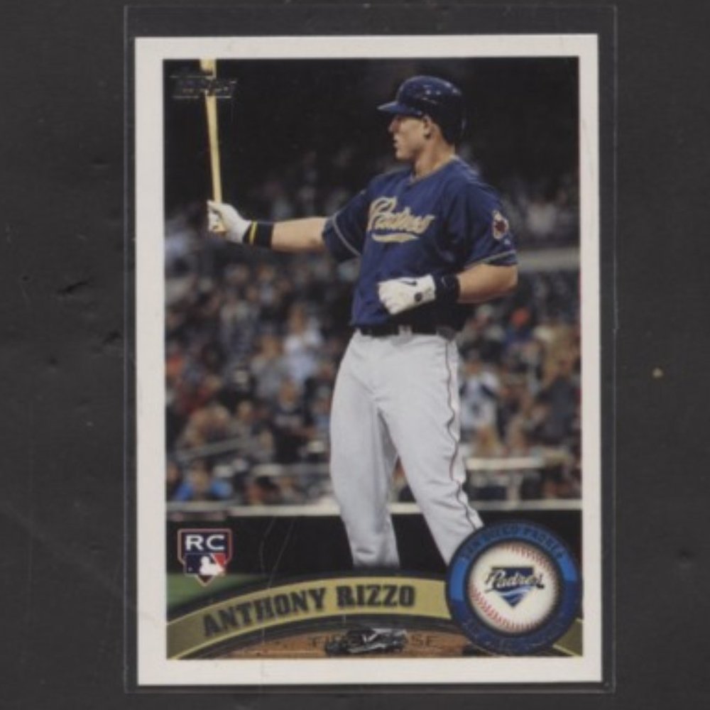 2011 TOPPS TRADED BASEBALL ANTHONY RIZZO ROOKIE CARD SANDIEGO PADRES